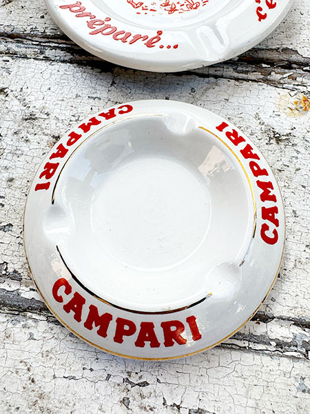 Vintage French Ashtray #campari