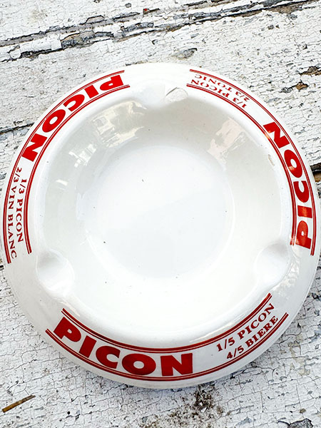 Vintage French Ashtray #PICON chips