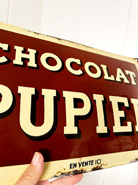 Antique Chocolat Sign  2