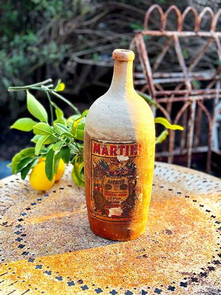 Vintage French Olive Oil Bottle #martini