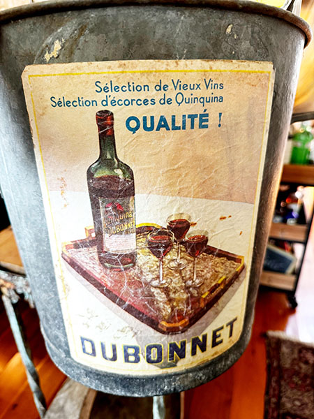 French Zinc Wash Bin #dubonnet 2